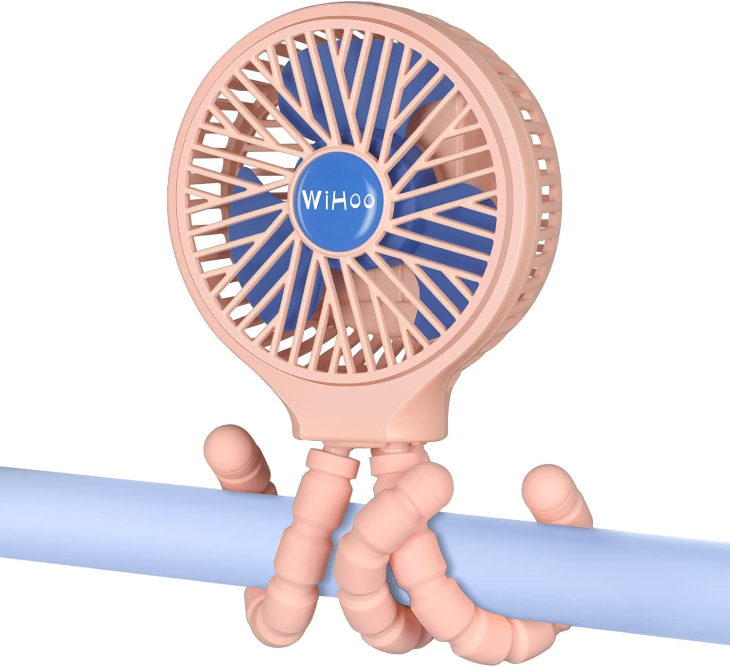 WiHoo Stroller Fan Clip On Baby 5200mAh Portable Fan Rechargeable Battery Operated Fan Mini Handh... | Amazon (US)