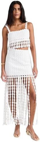 Saylor Women's Elie Fringe Midi Skirt Set | Amazon (US)