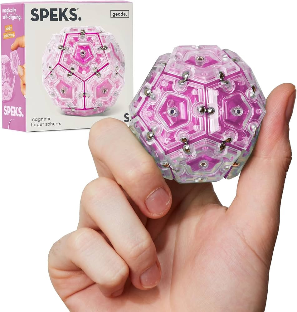 Speks Geode Sphere Magnetic Fidget Toy for Adults | Quiet Adult Sensory Toy for Stress Relief & A... | Amazon (US)