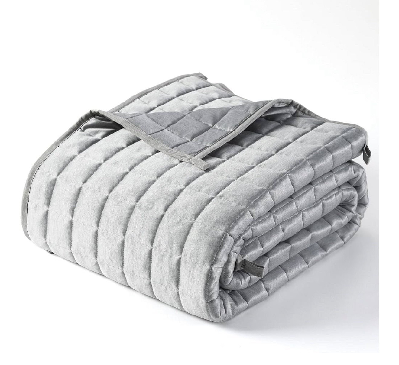 This weighted blanket has changed my life! I feel cooled off during my midnight sweats, and the heaviness on my chest just calms me and makes me feel so relaxed!!
