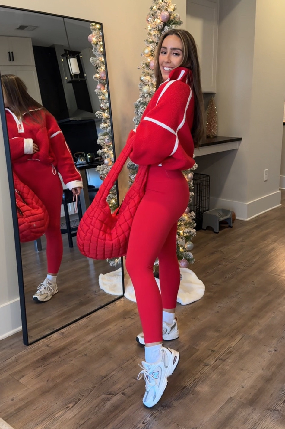 Color - Winterberry
Sherpa - small
Leggings & Bra - medium
Footwear - true 7

#LTKHoliday #LTKGiftGuide #LTKSeasonal