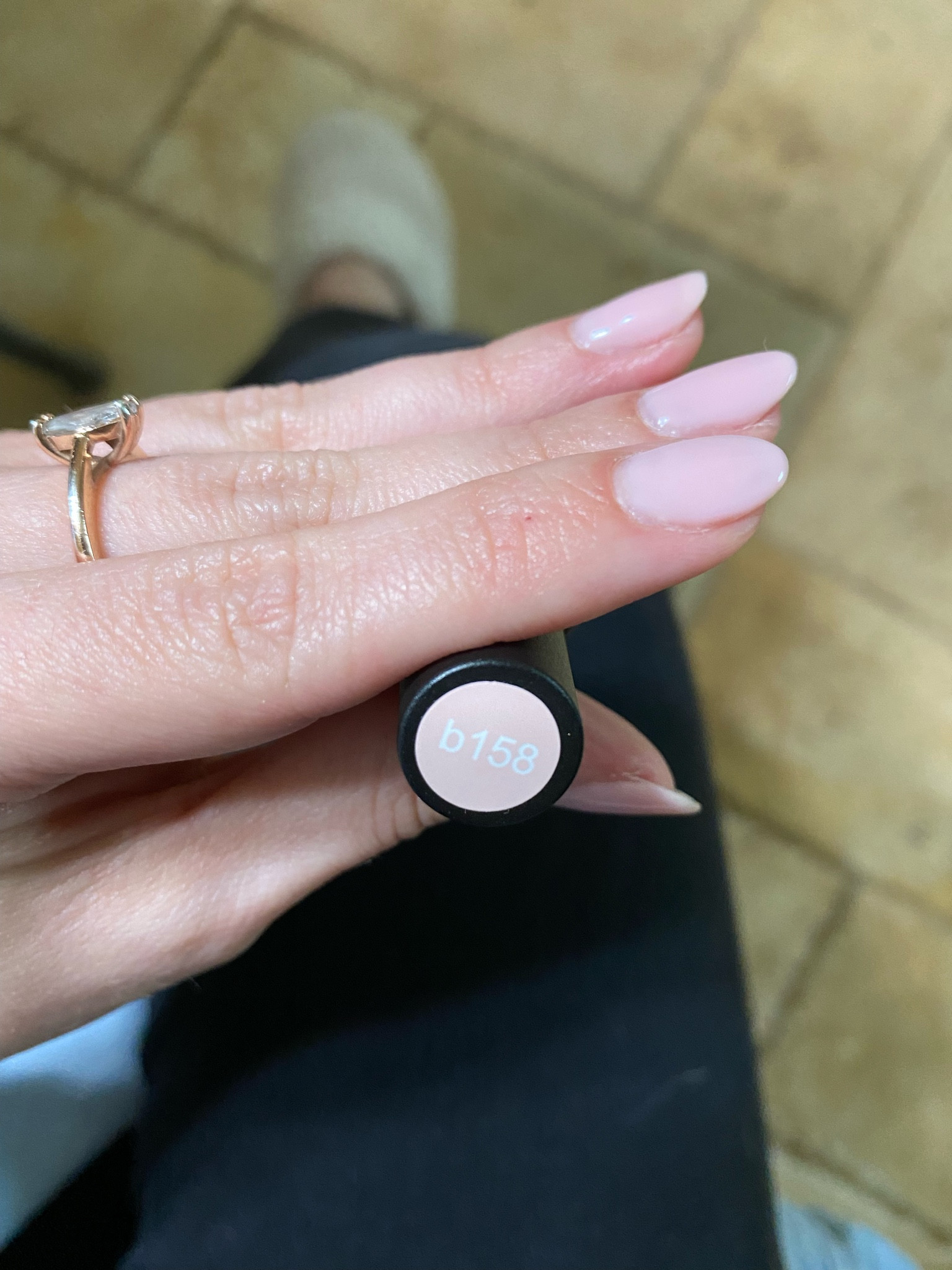 Obsessed with this gel nail color! I did two coats of the sheer pink (b158) and one coat on top of the sheer milky white (b157).

#LTKbeauty