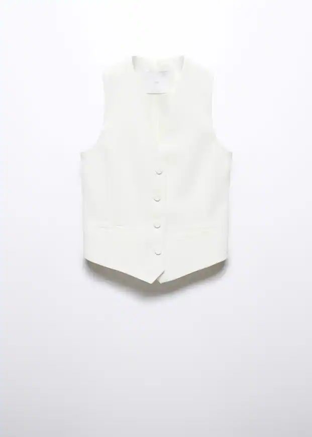 Suit vest with buttons -  Women | Mango USA | MANGO (US)