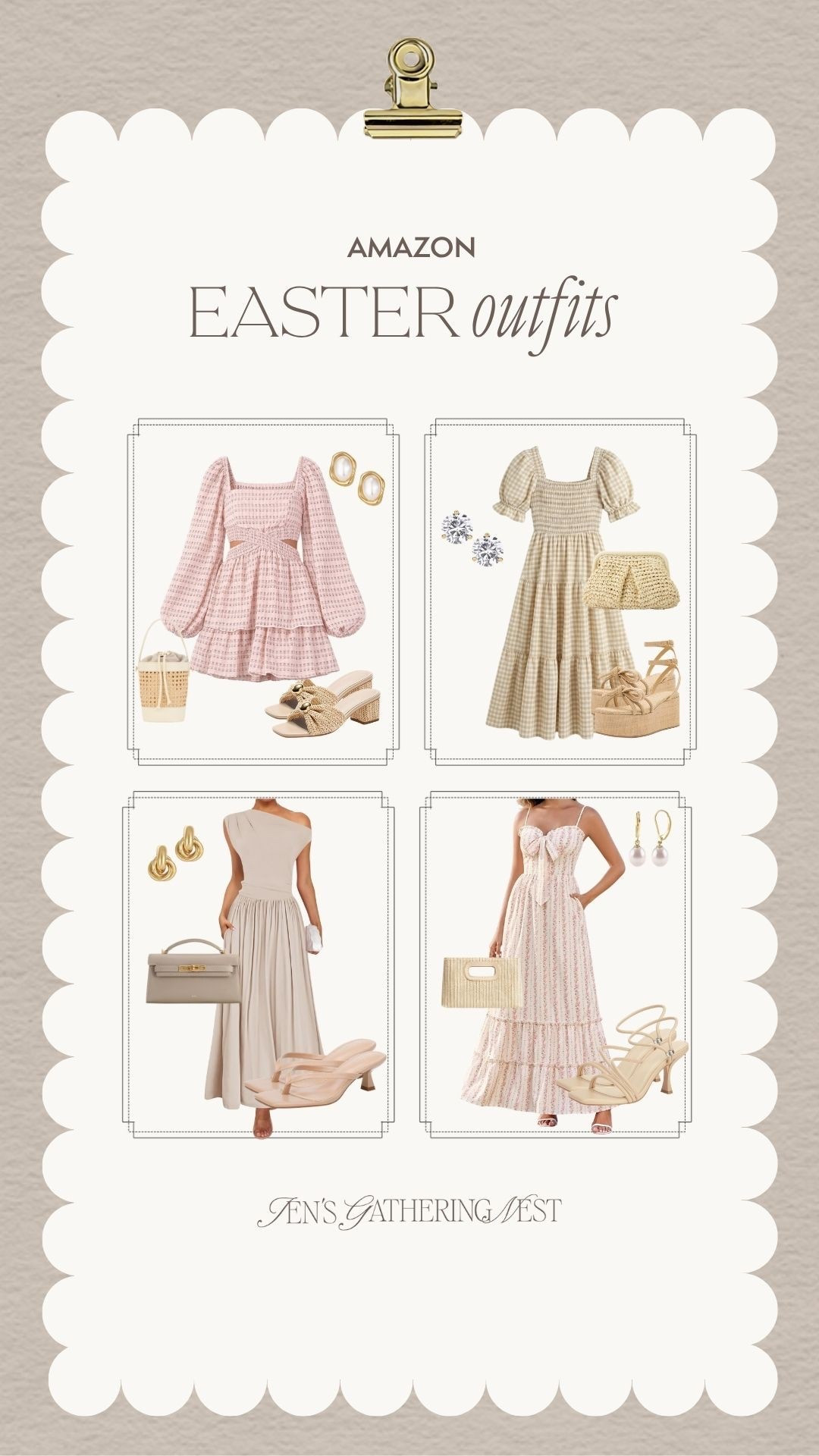 Amazon Easter outfit ideas featuring spring dresses, neutral accessories, woven bags and chic heels perfect for Easter brunch, church, and spring celebrations. 🌸

#amazoneasteroutfits #springoutfits #amazondresses #easterstyle #springfashionfinds #amazonstyle #easteroutfitideas #springstyle #styleinspo #styledoutfit #affordablefashion 

 #LTKSeasonal

#LTKootd #LTKSeasonal #LTKmomlife
