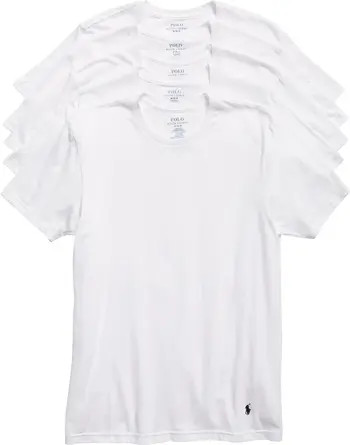 5-Pack Crewneck Undershirts | Nordstrom