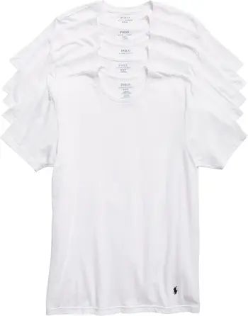 5-Pack Crewneck Undershirts | Nordstrom