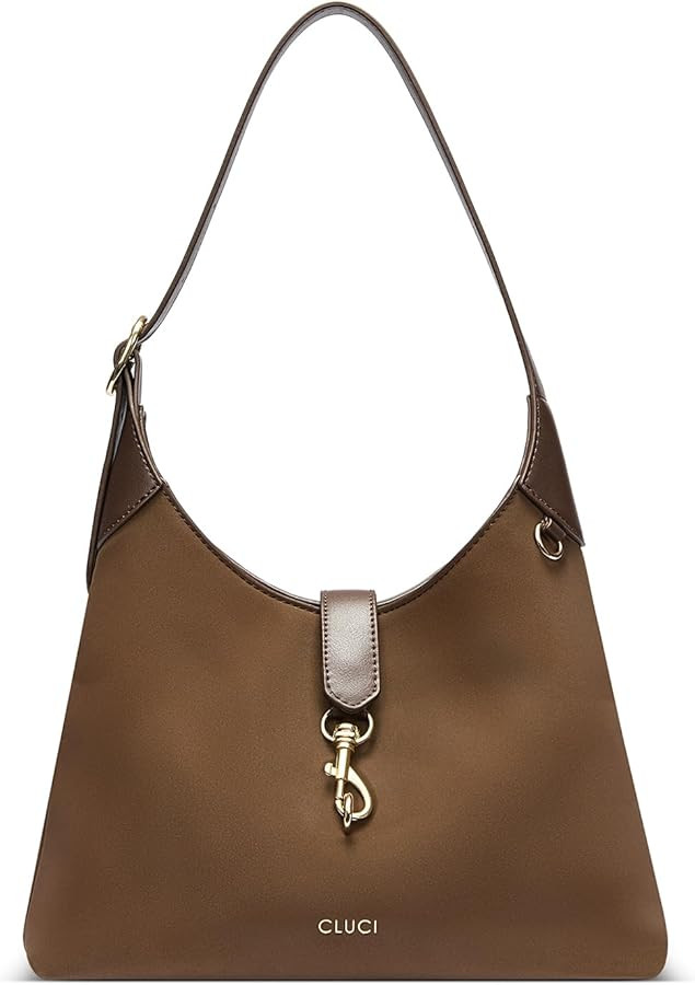 CLUCI Hobo Bags for Women, Soft Vegan Leather Purses with Adjustable Strap, Lightweight Shoulder ... | Amazon (US)