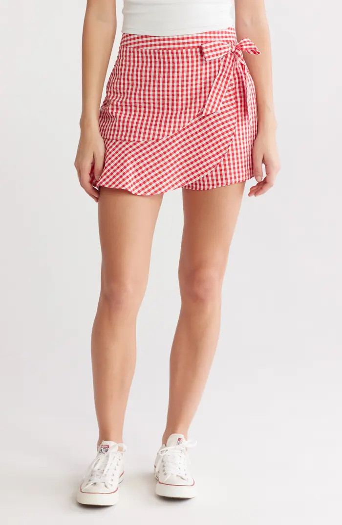 Abound Gingham Wrap Skort | Nordstromrack | Nordstrom Rack