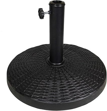 Blissun 26.5 lbs Heavy Duty Patio Market Umbrella Base Stand (17.5") | Amazon (US)