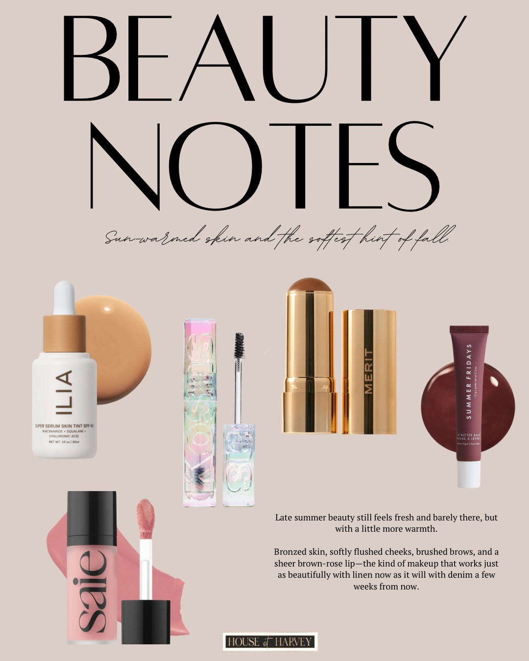 Beauty notes—sun warmed skin and the softest hint of fall! I found some amazing beauty picks that are perfect for that summer to fall transition. I have a foundation, cream bronzer, cream blush, eyebrow gel, and a burgundy lipgloss. All linked ⬆️

#ltkcreator #ltkfinds #ltkwatchnow #sephora #sephorafinds #makeup #beauty #summer #summertofall

#LTKgrwm #LTKootd #LTKBeauty