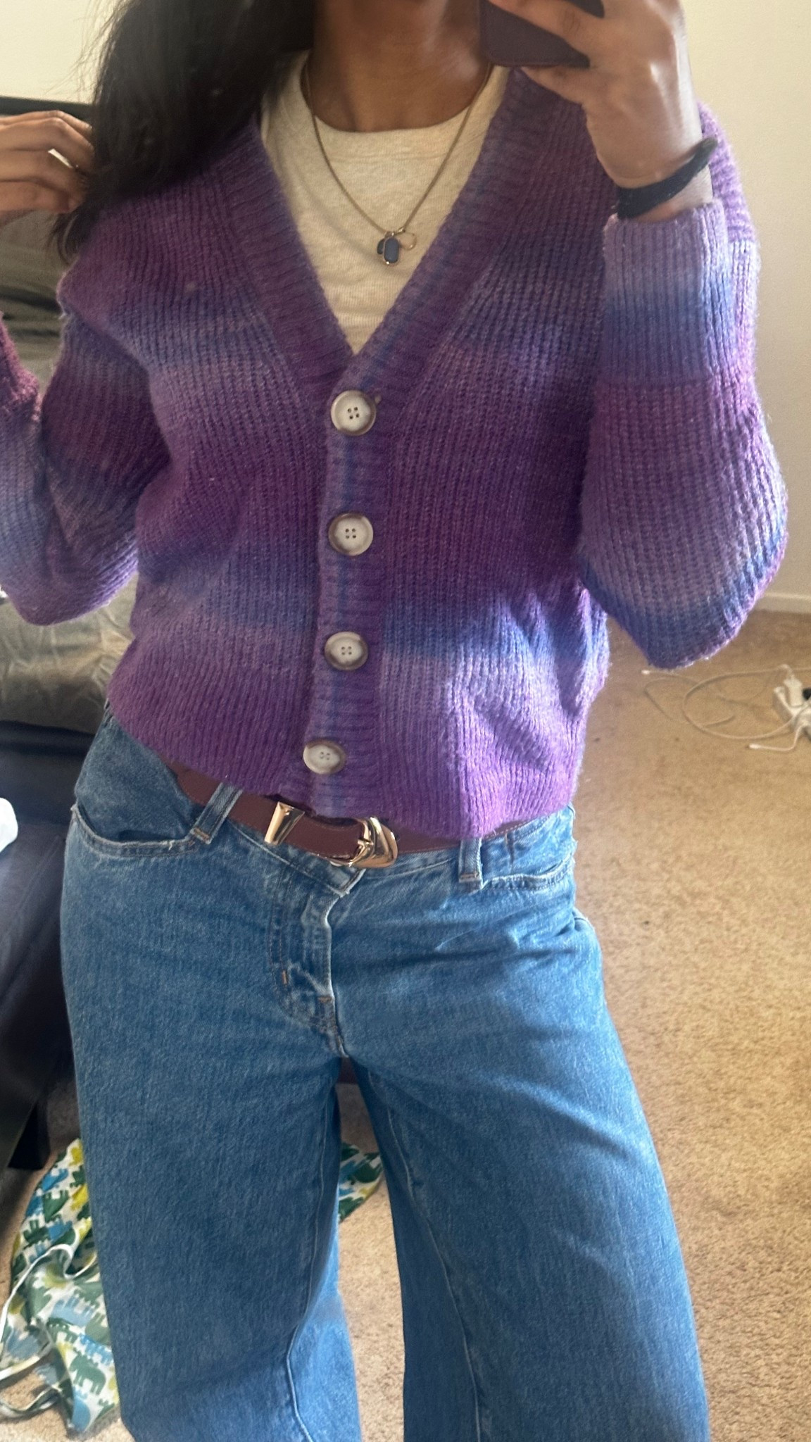 Colorful outfit today! 

Winter weather, women’s outfit, cardigan, sweater, express, jeans, Levi’s, blue jeans, fashion, casual

#LTKgrwm #LTKSeasonal #LTKootd