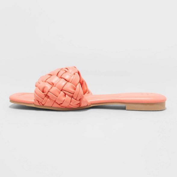 Women's Carissa Woven Slide Sandals - A New Day™ | Target