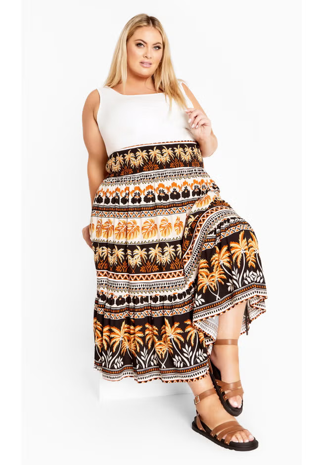 Isla Print Skirt | Avenue