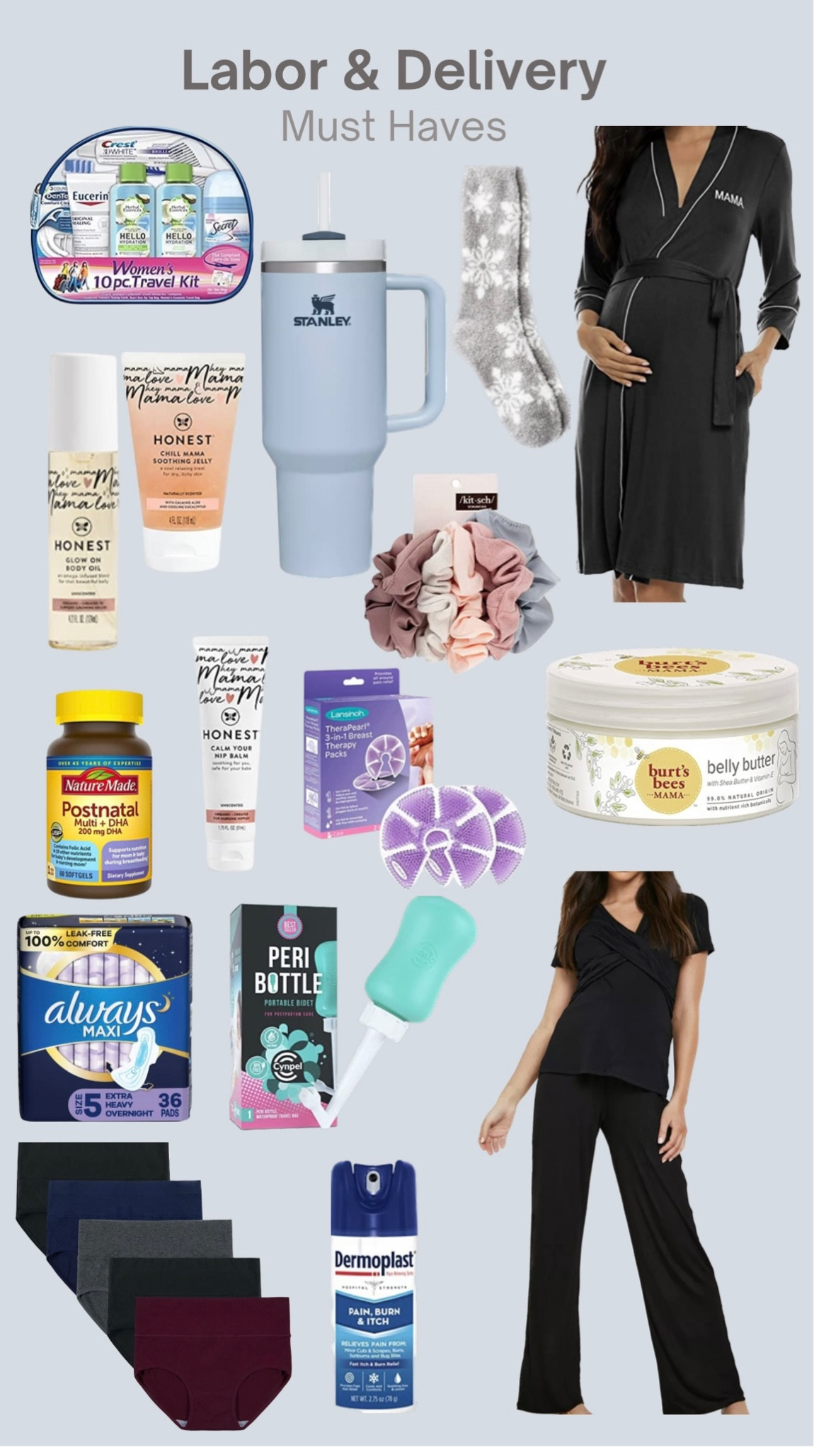Labor and delivery must haves, pregnancy favorites, pregnancy must haves, postpartum essentials, postpartum must haves, stanley cup, mama robe, pregnancy robe, nursing clothes, postnatal vitamins, postpartum recovery, stretch mark lotion, belly cream, pregnant belly oil, new mom must haves

#LTKfamily #LTKbaby #LTKbump