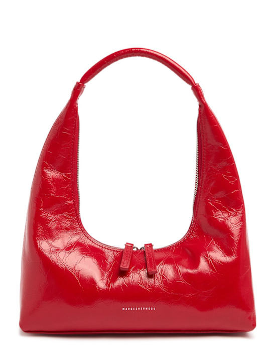 Hobo crinkled leather shoulder bag | Luisaviaroma