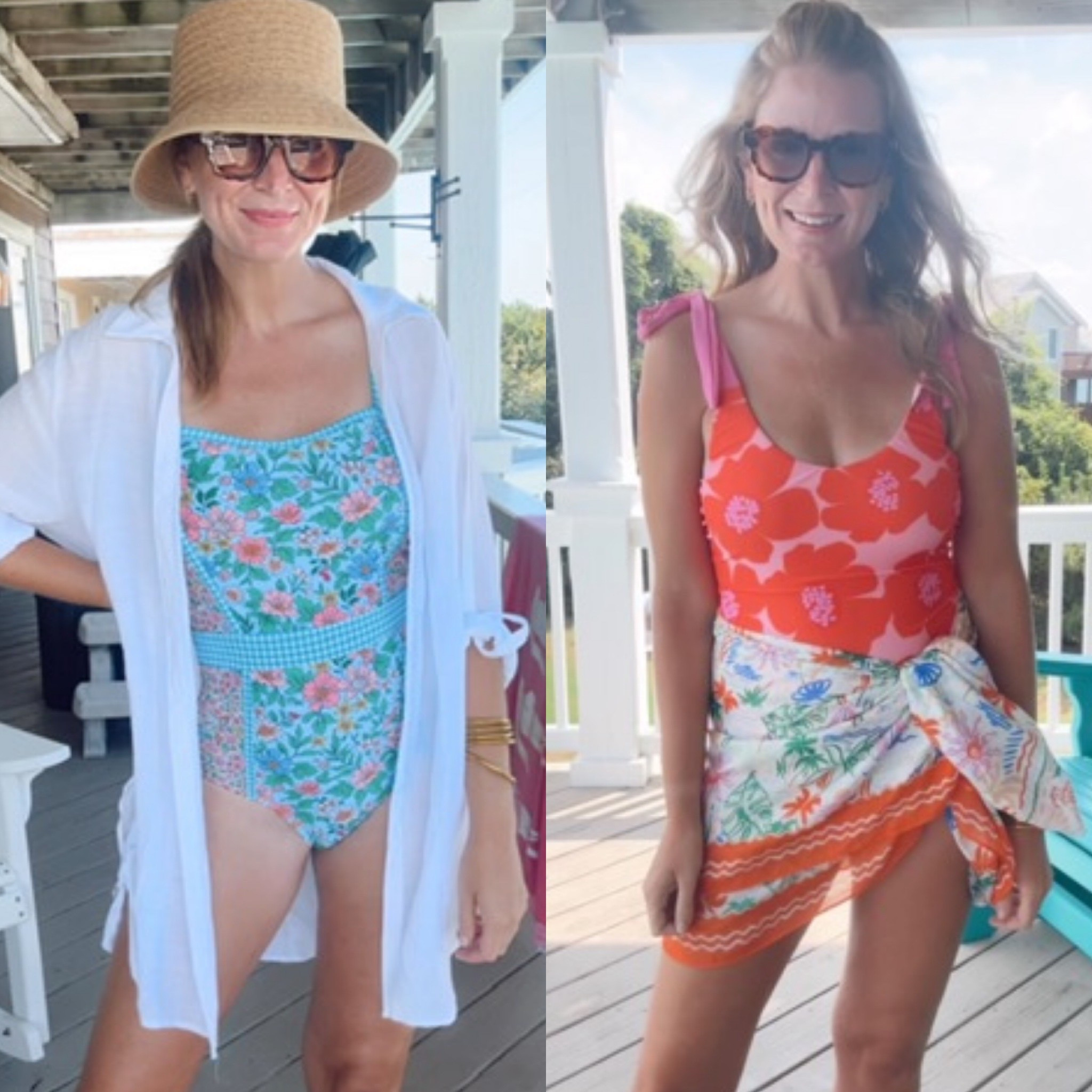 40% off one of my new favorite swimsuit brands!! Runs tts and full coverage! 
In a M. soo many cute patterns! 
#modestfashion #swimsuits