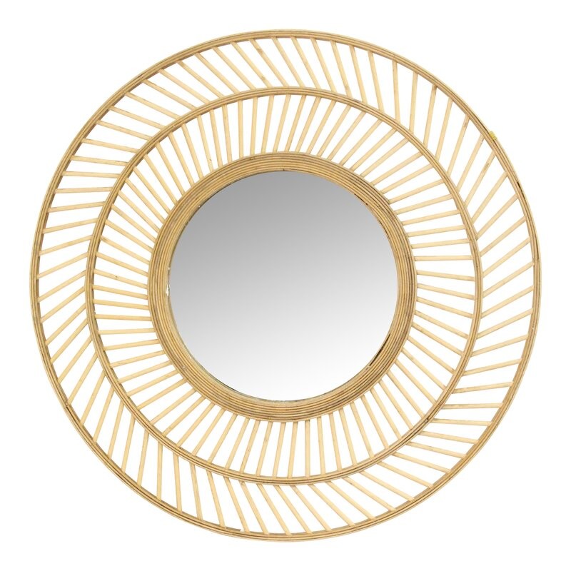 Eisner Rattan Eclectic Accent Mirror | Wayfair North America