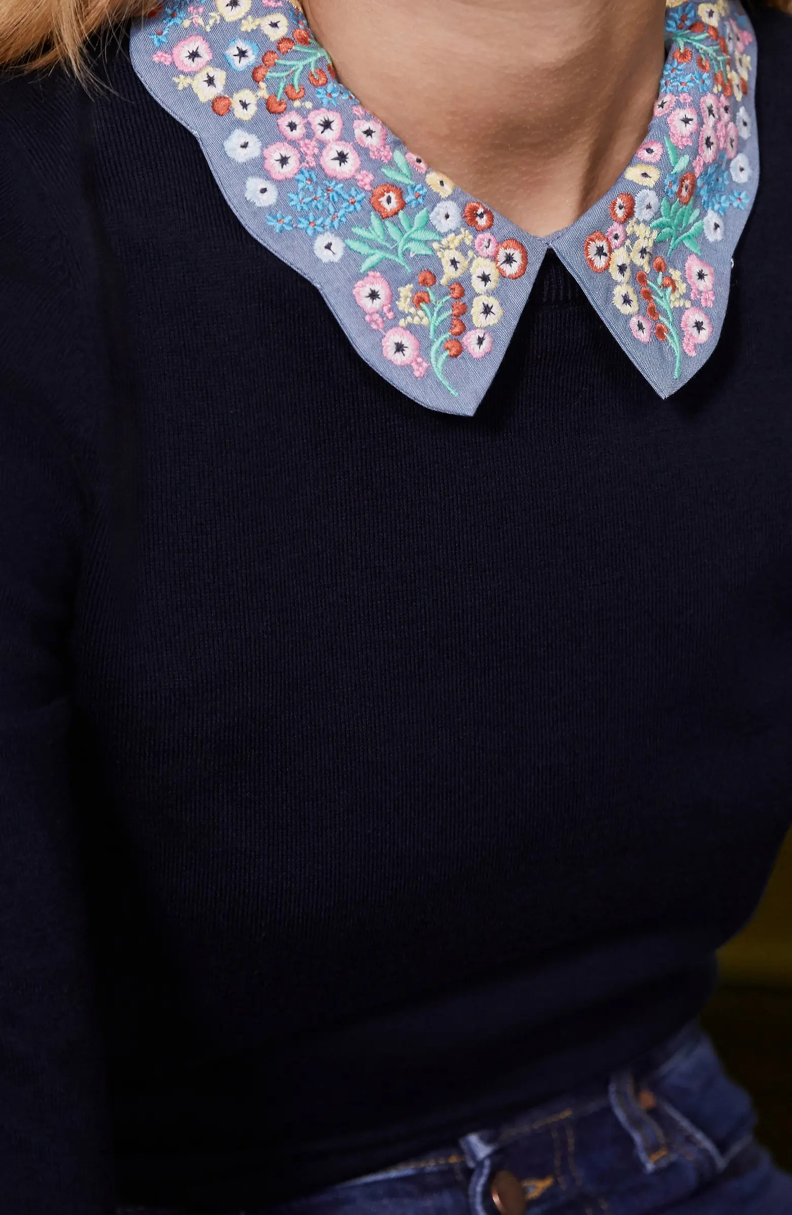 Boden Colette Collared Sweater | Nordstrom | Nordstrom