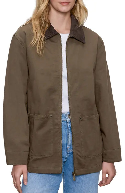 Sanctuary Barn Jacket in Burnt Olive at Nordstrom, Size X-Large | Nordstrom