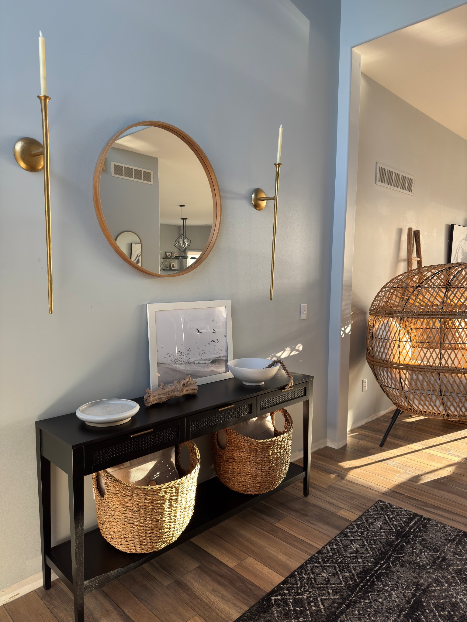 Entryway table and how I styled it! 