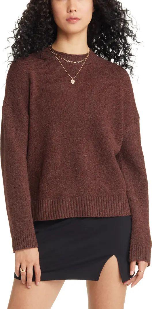 Cozy Roll Crewneck Sweater | Nordstrom