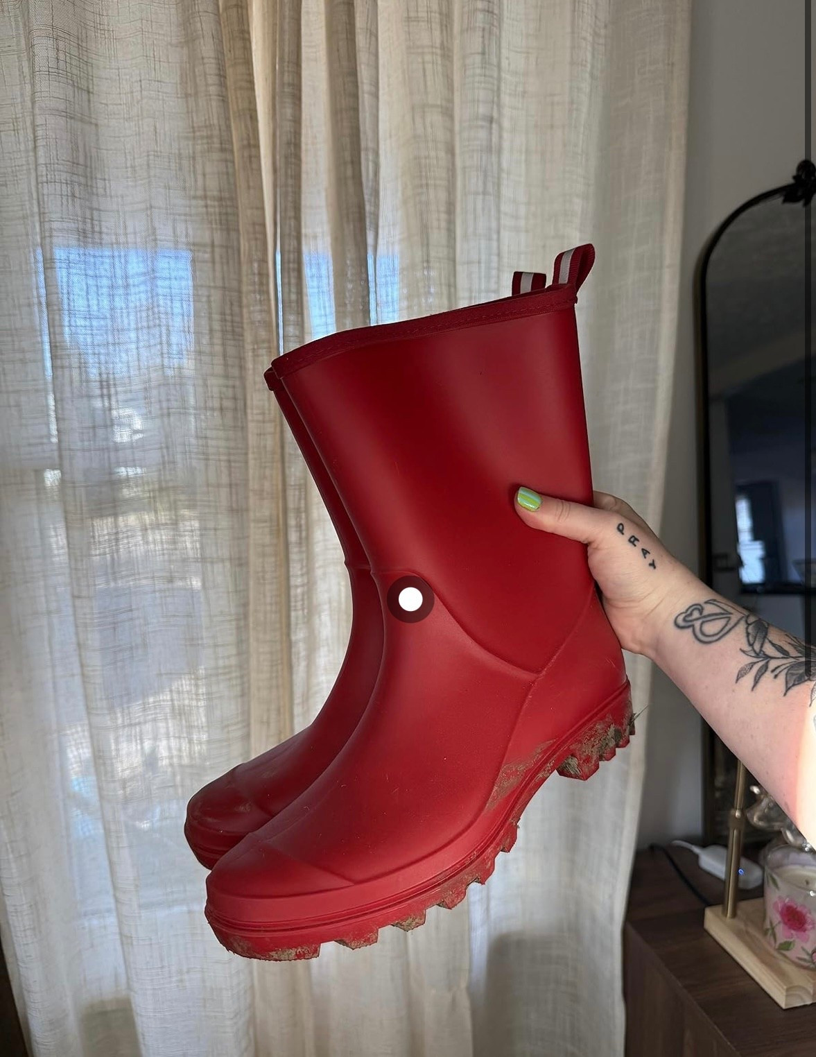 Cute and comfy rain boots! Perfect for rainy spring. I can't wait to use these rain boots in the garden! Perfect for all my outdoor adventures!

#LTKSeasonal