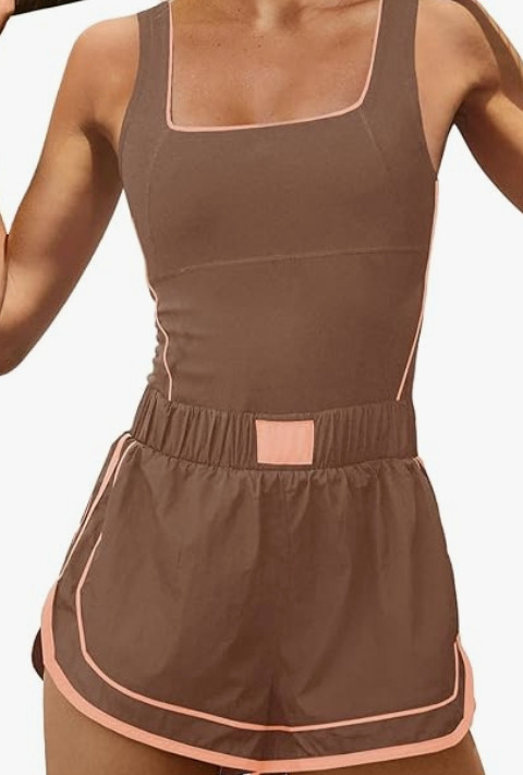 Yanekop Womens Athletic Romper Sleeveless Workout Jumpsuits Exercise Active Rompers One Piece Outfits Gym Yoga Clothes 

 #LTKActive #LTKU #LTKSaleAlert