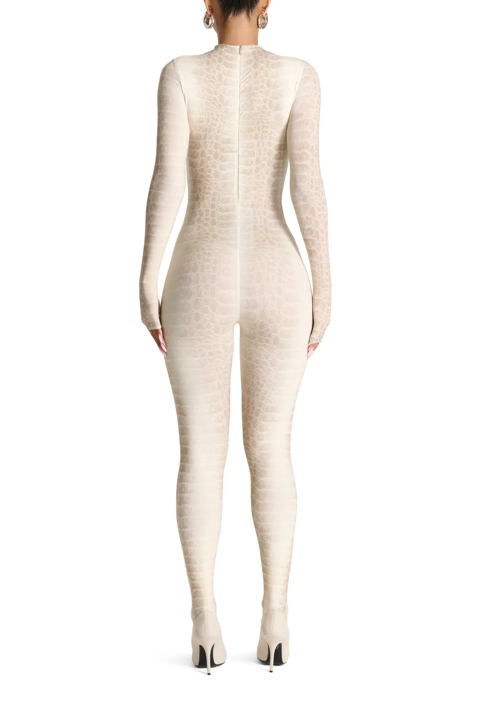 Naked Wardrobe Animal Print Closed Toe Jumpsuit (Women) | Nordstrom | Nordstrom