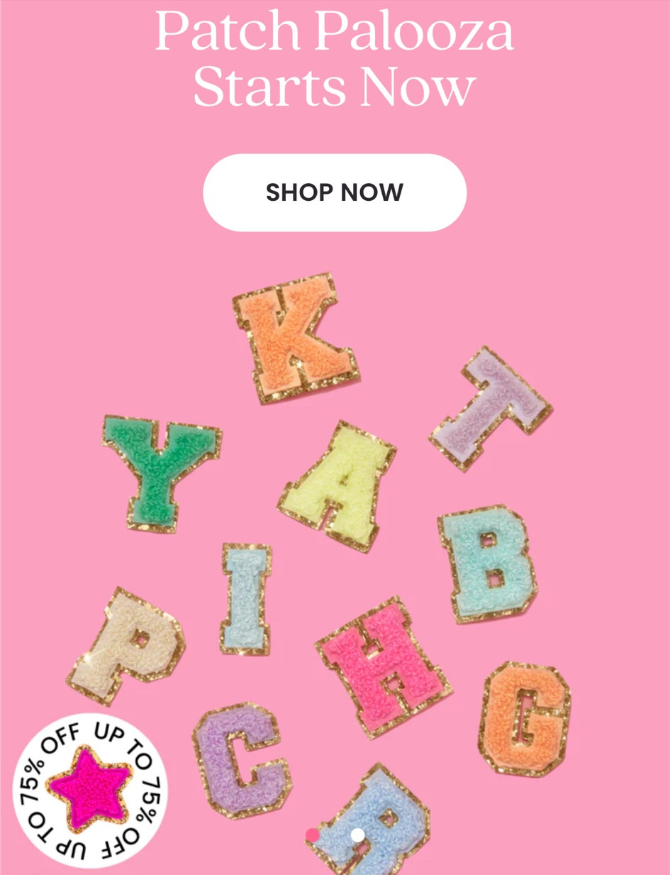 75% off all patches!!! 🩷

#LTKCyberWeek #LTKGiftGuide #LTKHoliday