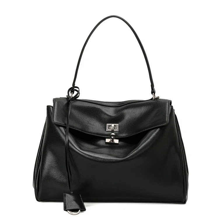 Soft Genuine Leather Rodeo Women's Bag Large Capacity Handbag Underarm Bag Casual Lazy Bag Niche ... | Walmart (US)