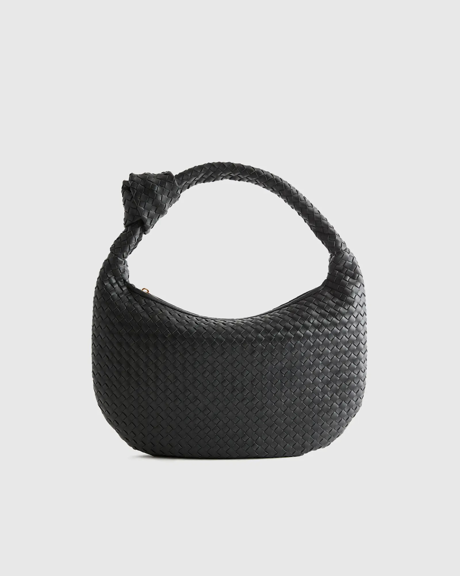 Italian Leather Handwoven Slouchy Shoulder Bag | Quince