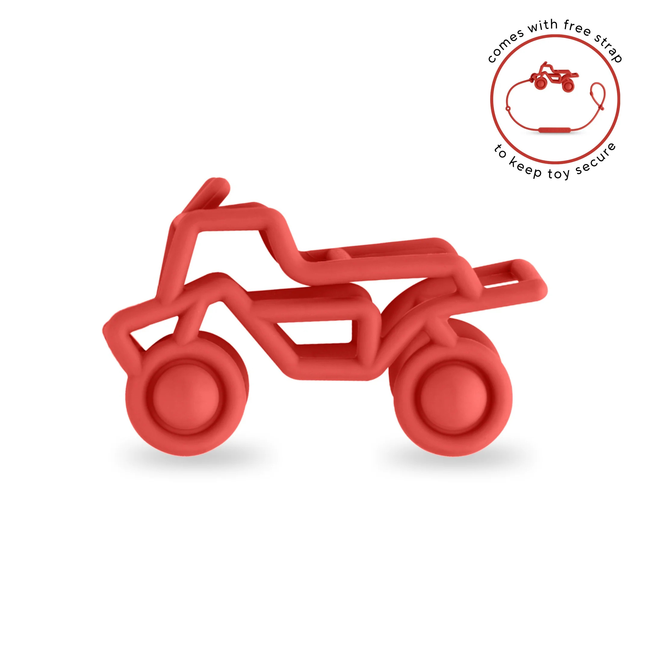 Teether Toy + Strap | Ryan & Rose