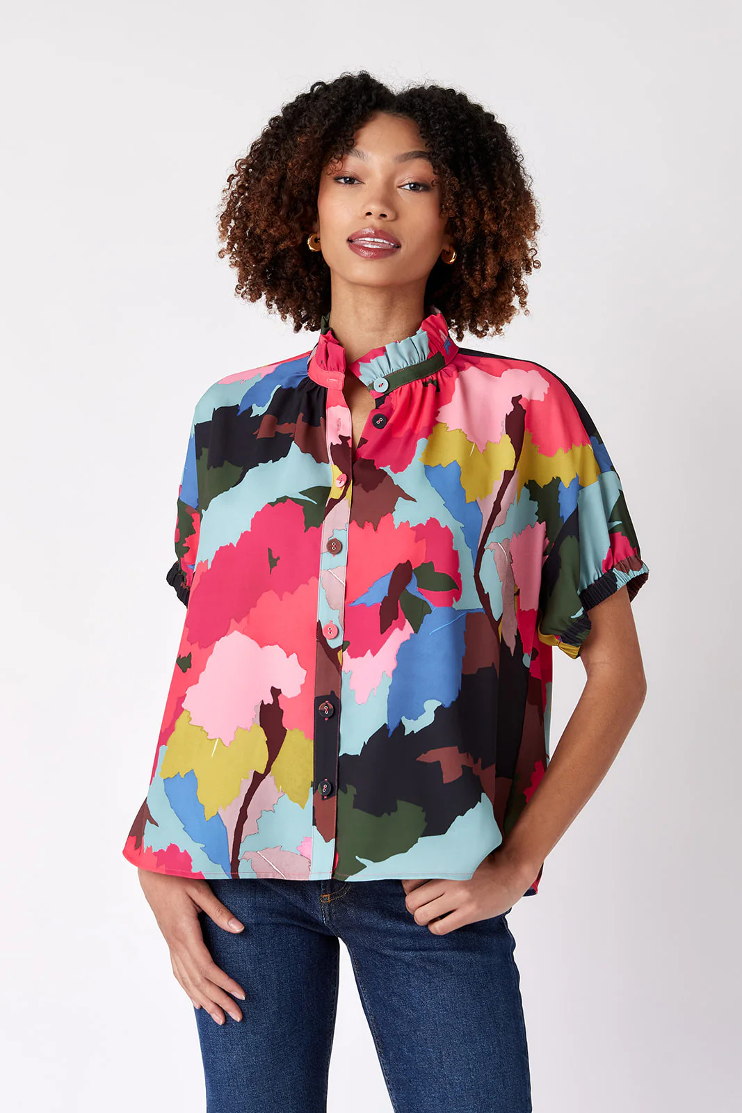 Britt Top in Painted | CROSBY by Mollie Burch | CROSBY by Mollie Burch
