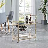 FirsTime & Co. Gold Francesca Bar Cart, American Designed, Gold, 30 x 13 x 32.5 inches, 30 inches, G | Amazon (US)
