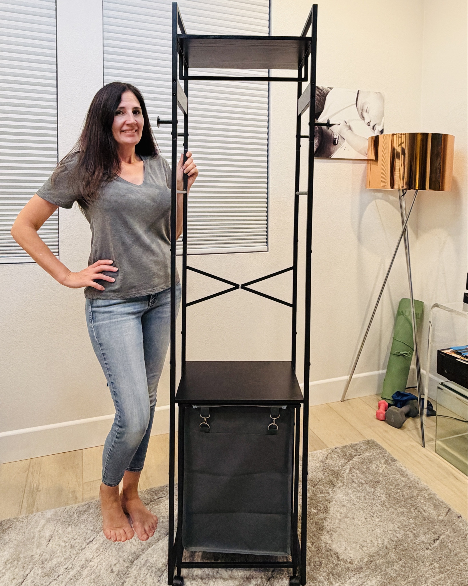 Perfect for smaller spaces and easy to assemble! 

#LTKHome