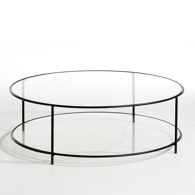 SYBIL Tempered Glass Round Coffee Table | La Redoute (UK)