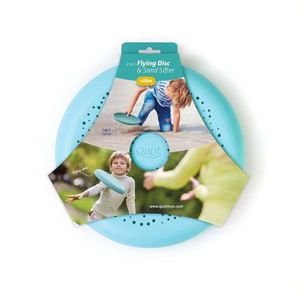 QUUT | Flying Disc & Sand Sifter | Vintage Blue Color | Award Winning Children's Discus with Sand... | Amazon (US)