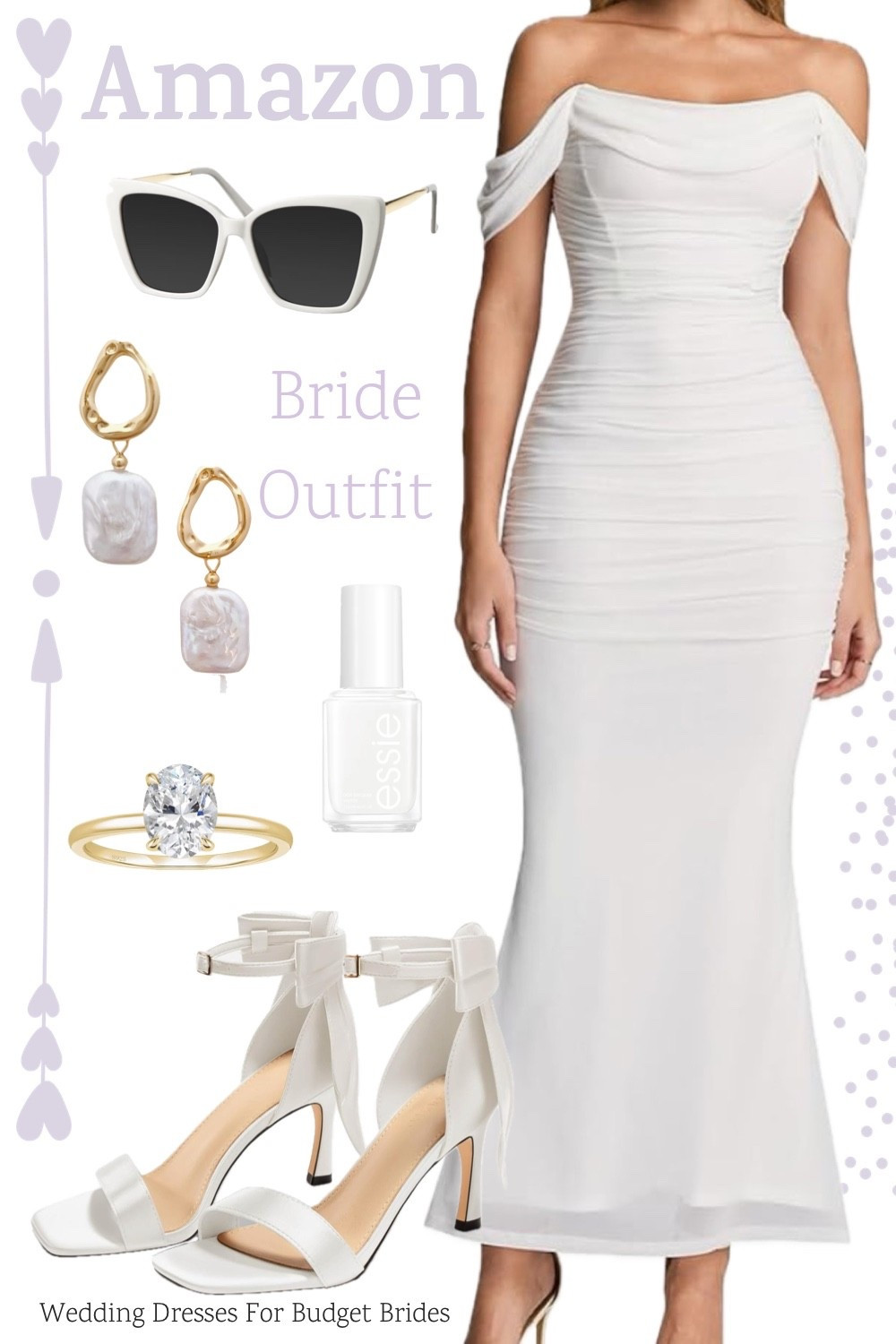 Bridal shower outfit for the bride to be. From Amazon.

White dresses. Bridal shower dresses. Graduation dress. Summer fashion. Engagement party dresses. Rehearsal dinner dresses. Bachelorette party dresses. Reception dresses. After party dresses. Welcome dinner dress. Elopement dresses. Summer dresses. Travel ring.

#LTKWedding #LTKSeasonal