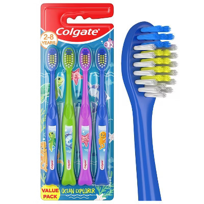 Colgate Kids' Ocean Explorer Manual Toothbrush Extra Soft - 4ct | Target