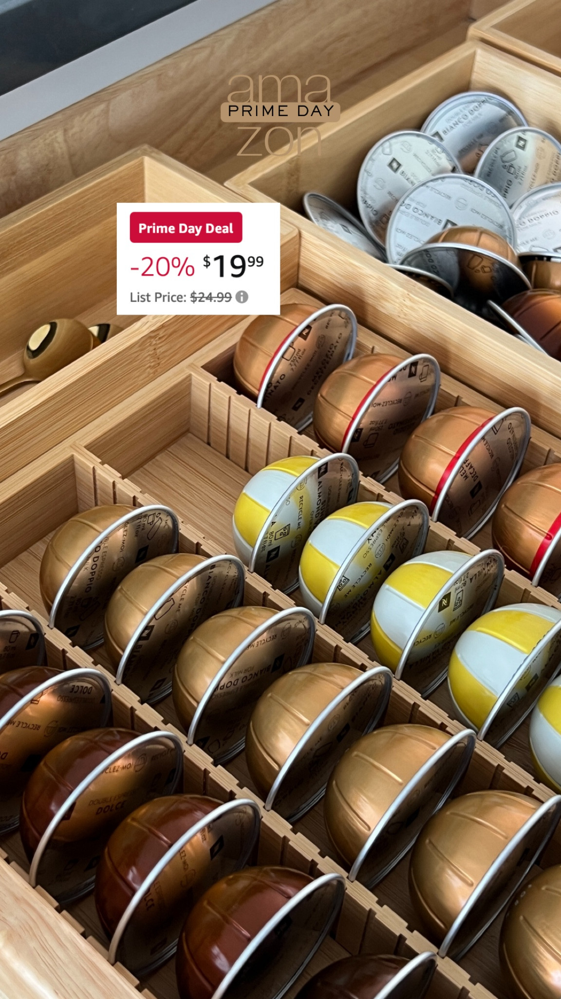 Nespresso Pod Drawer Organizer 

#LTKFindsUnder50 #LTKSaleAlert #LTKHome