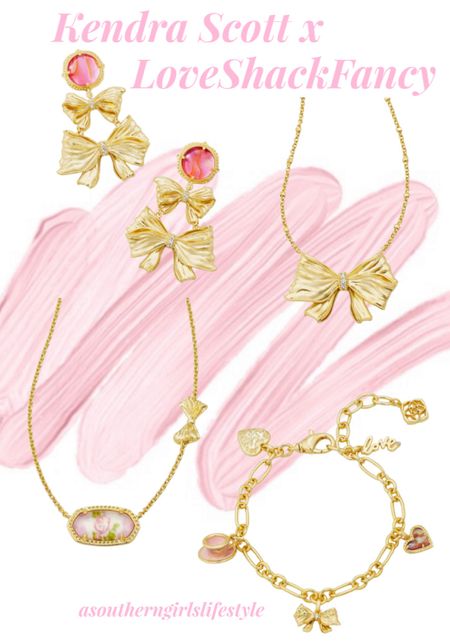 Preorder Today Only while supplies last! Kendra Scott x LoveShackFancy - my favorites! 

Pink Bow Statement Earrings, Bow Necklace, Pendant Reversible Bow Necklace & Charm Bracelet 

#LTKstyletip #LTKfindsunder100 #LTKSeasonal