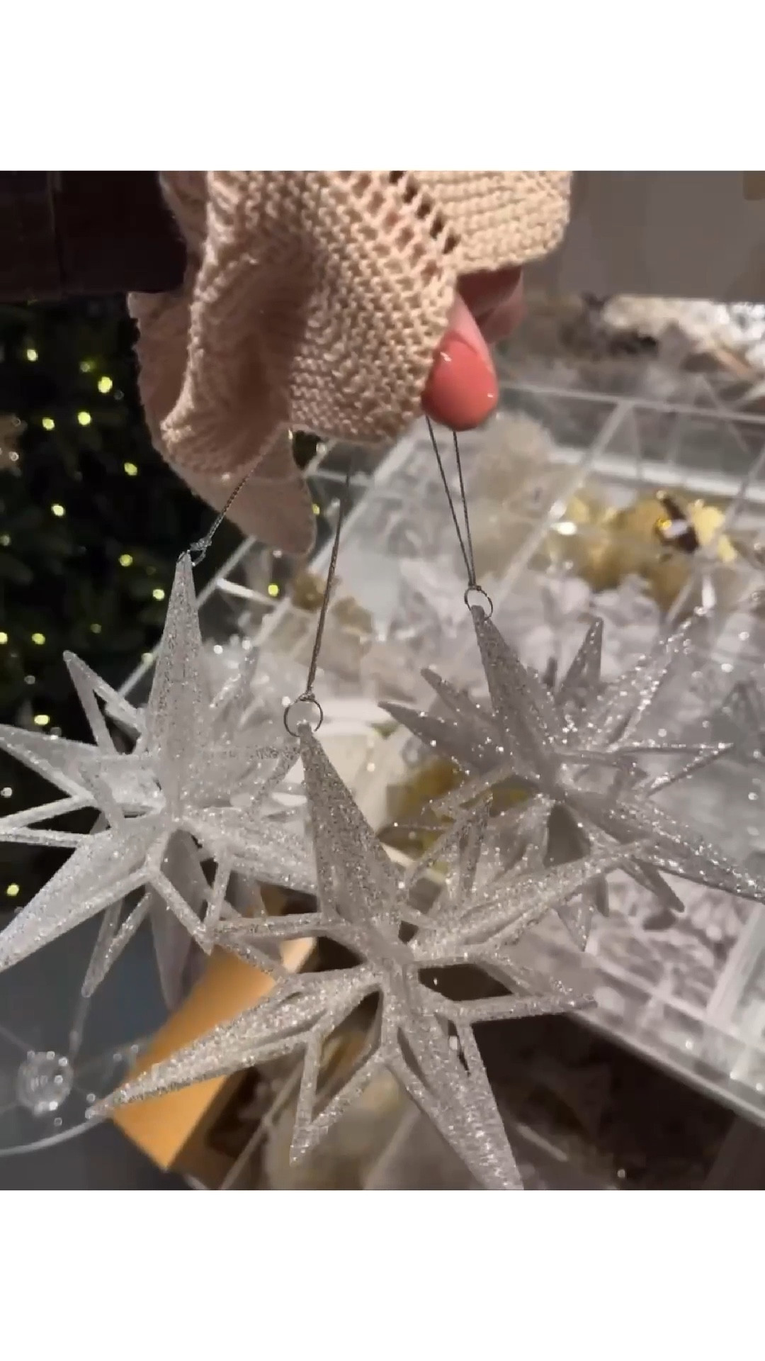 The prettiest, most sparkly ornaments ever! 
🤍

#LTKHome #LTKHoliday #LTKSeasonal