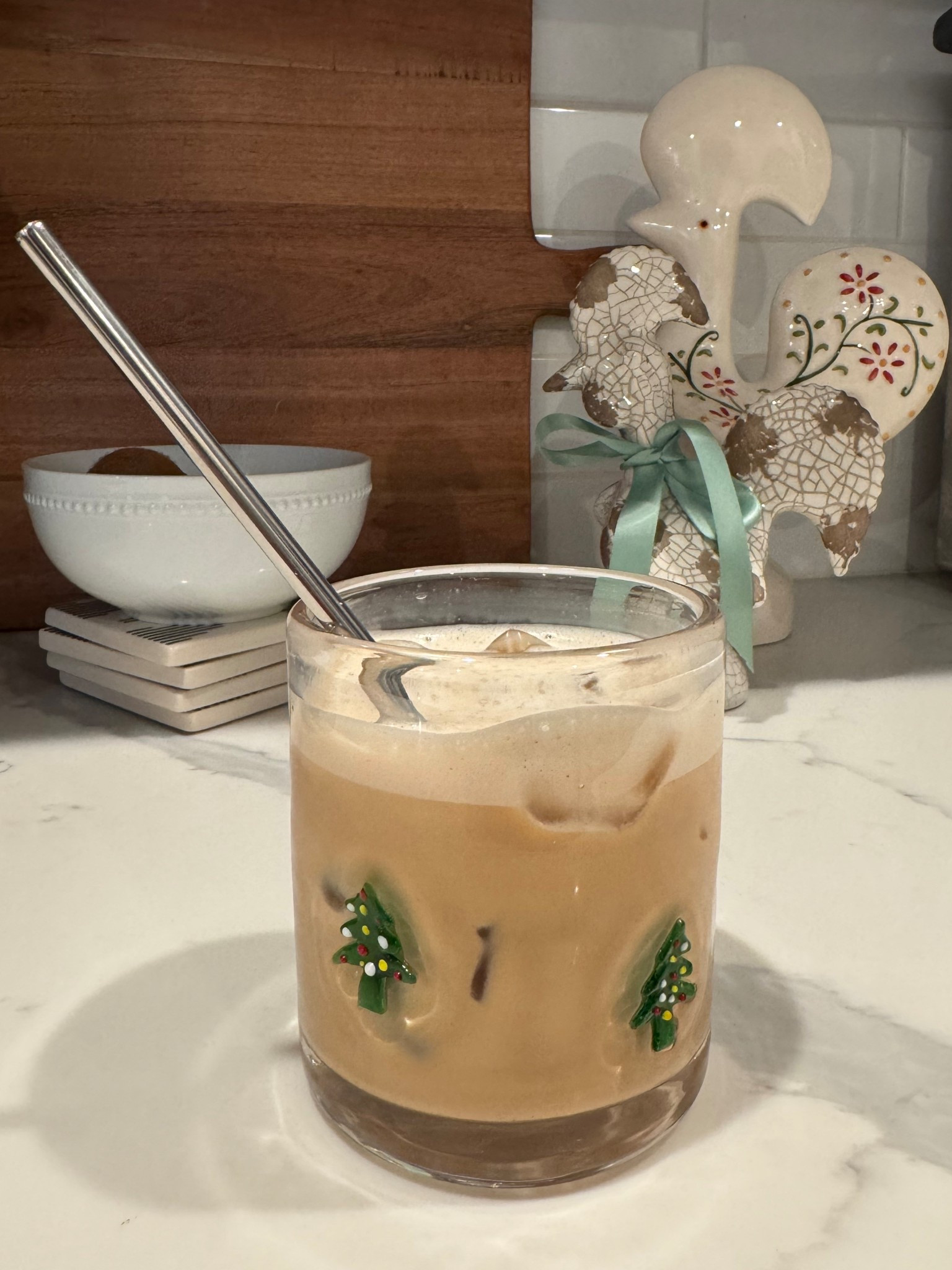 Holiday glass / holiday coffee!! 

#LTKfoodie #LTKHome #LTKHoliday