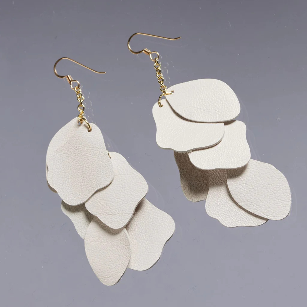 Cream Florence | Nickel and Suede