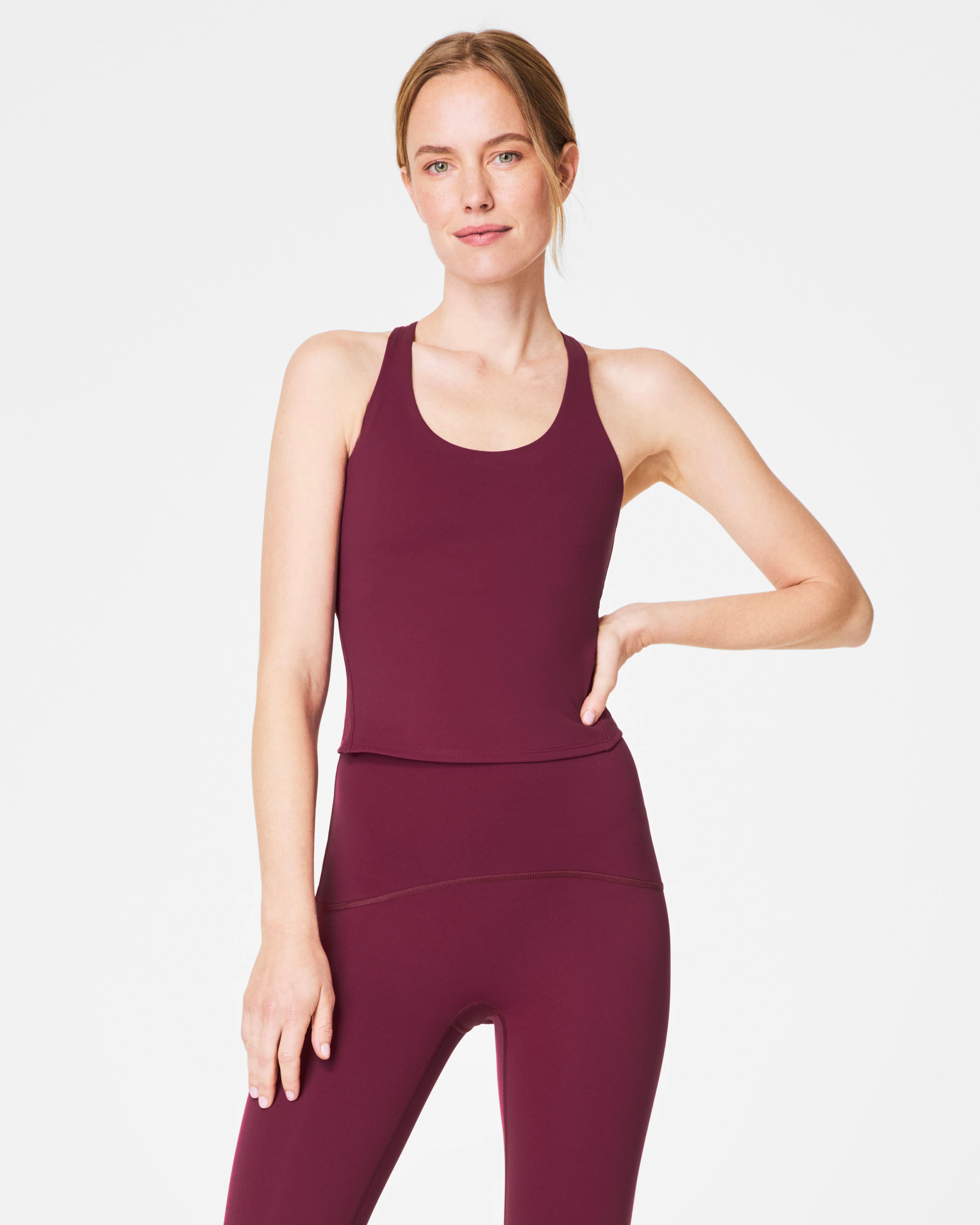 SPANX® Get Moving Contour Crossback Shelf Tank | Spanx