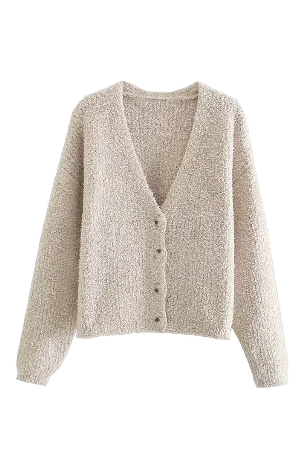 'Naira' Knitted Sherpa Cardigan | Goodnight Macaroon