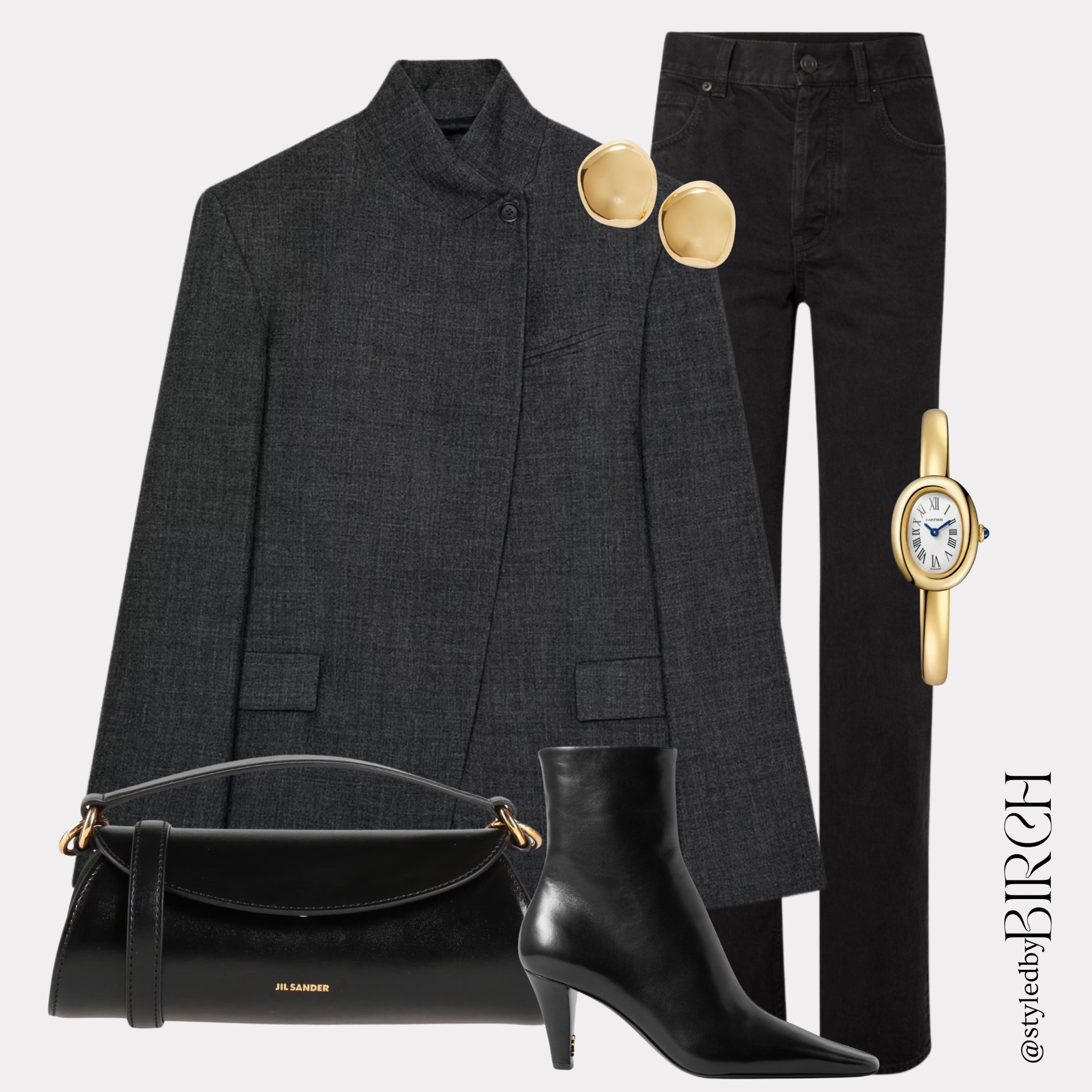 Following the theme of this week’s looks of chic, sleek and sharp, this outfit delivers that refined edge. Clean tailoring, rich textures and subtle gold accents come together for a timeless, polished finish. ✨

#LTKwinter #LTKworkwear #LTKautumn