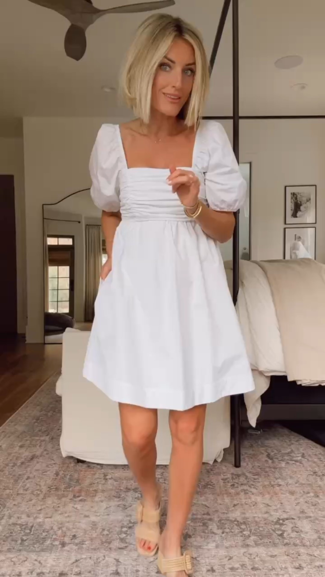 This white puff sleeve dress is perfect for spring! I would wear this to a shower this season - wearing an XS!
@walmartfashion #walmartfashion #WalmartPartner

Loverly Grey, Walmart spring finds 

#LTKSeasonal #LTKStyleTip #LTKFindsUnder50