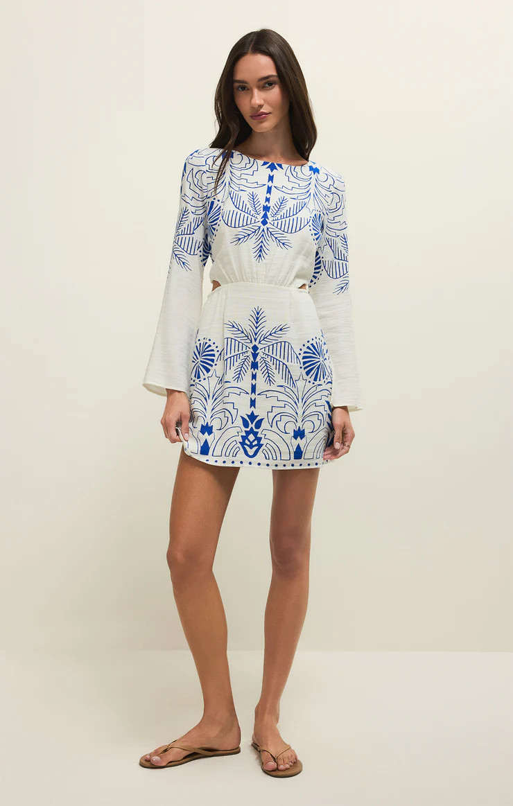 Tahina Airy Palm Mini Dress | Z Supply