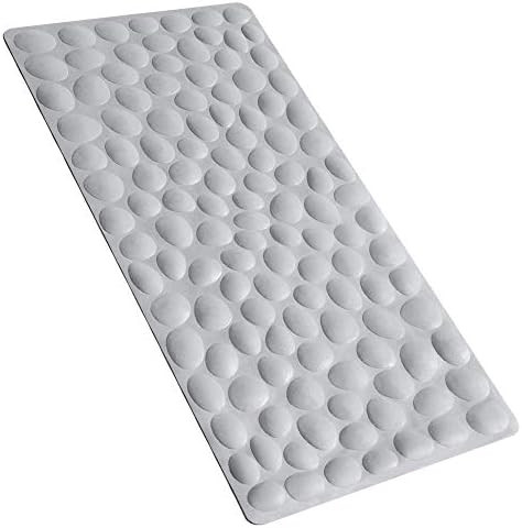OTHWAY Non-Slip Bathtub Mat Soft Rubber Bathroom Bathmat with Strong Suction Cups (Grey) | Amazon (US)